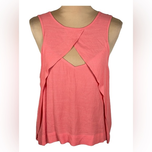 Free People Pink Sleeveless Top Small - Picture 1 of 8